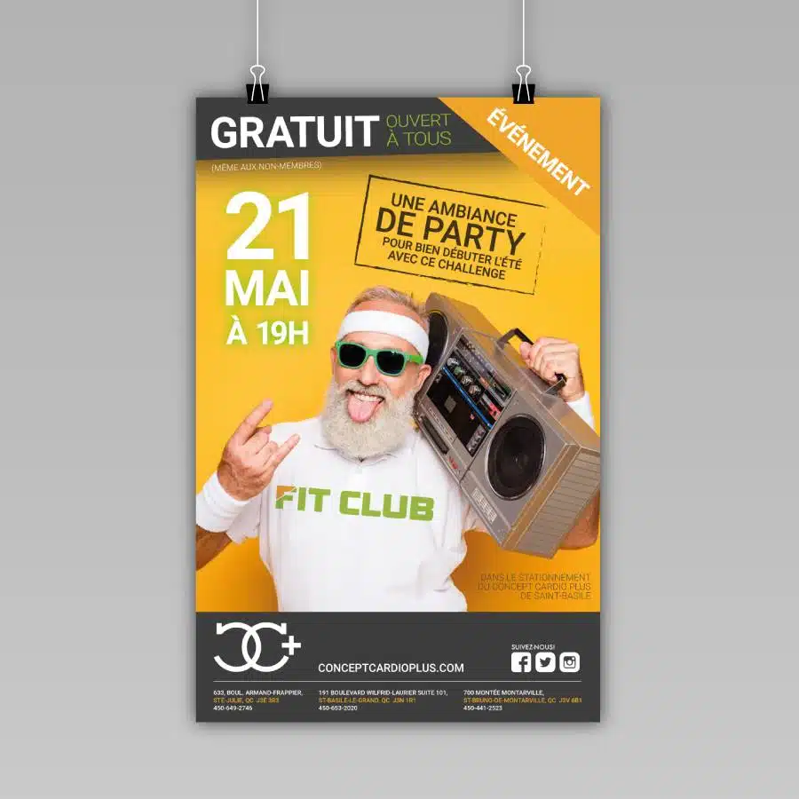 Concept Cardio Plus — Affiche
