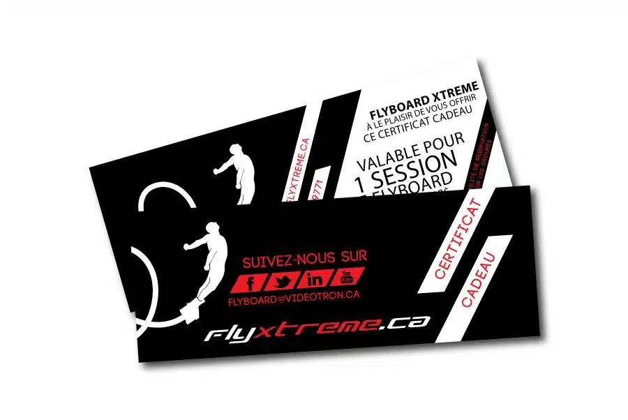 Certificat cadeau Flyboard Xtreme