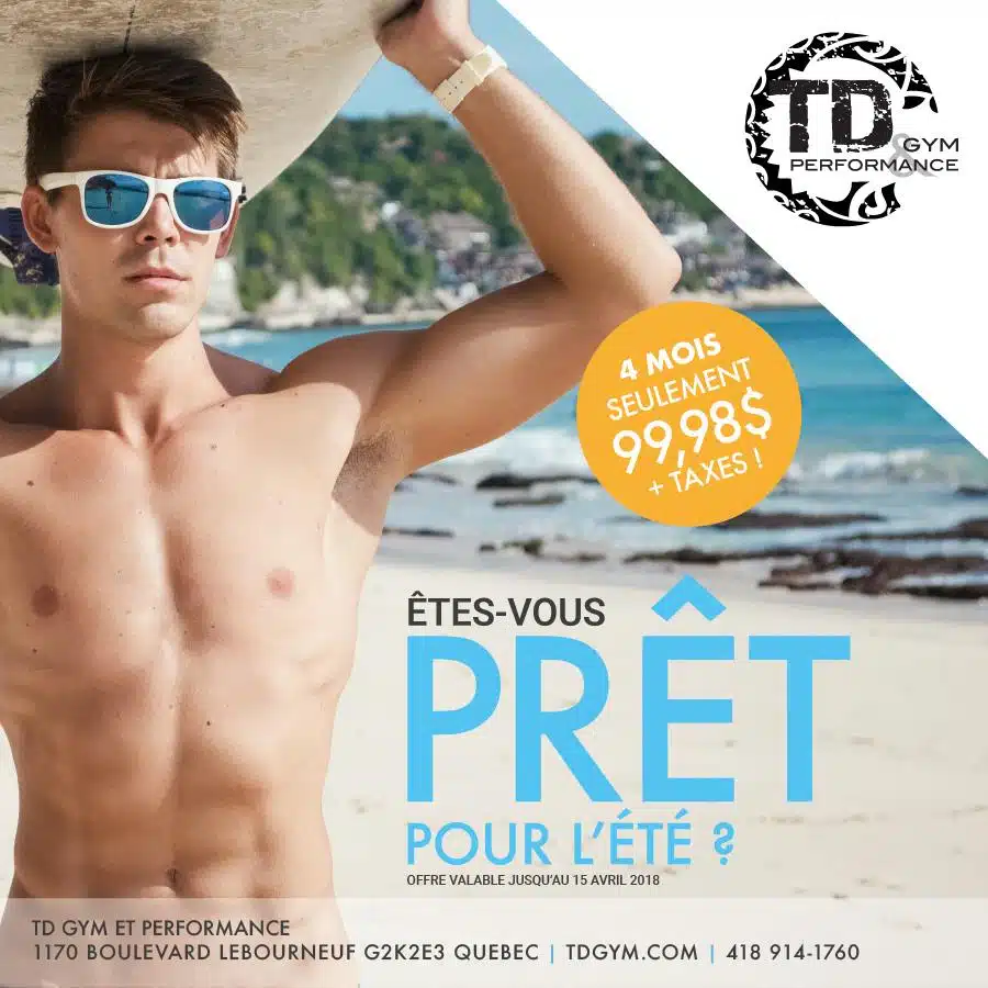 Publicité Facebook TD Gym — Mistral Design